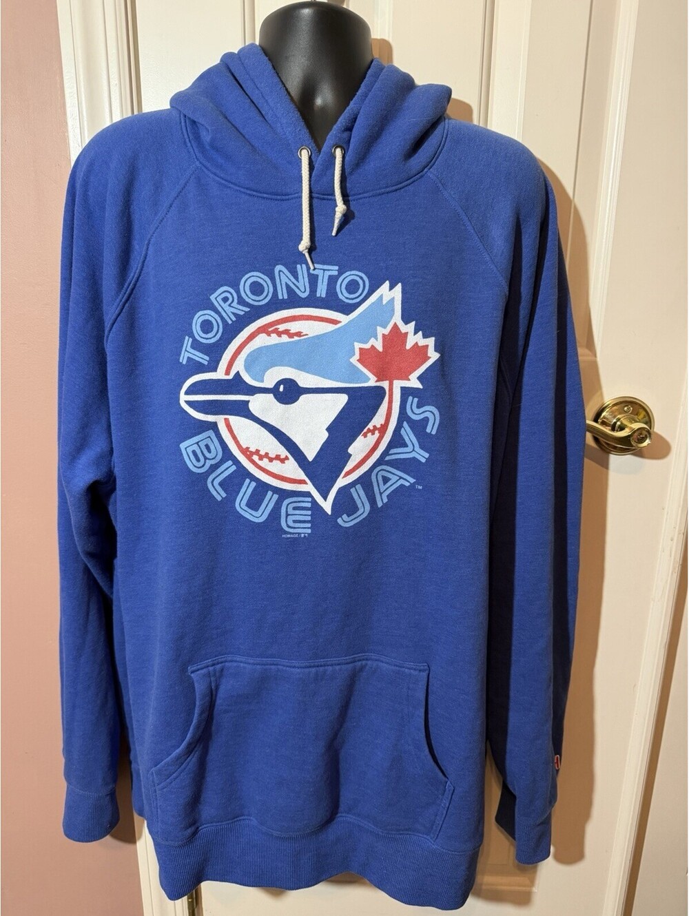 Homage Toronto Blue Jays Hoodie Baseball Sweatshirt Mens Size 3XL Soft